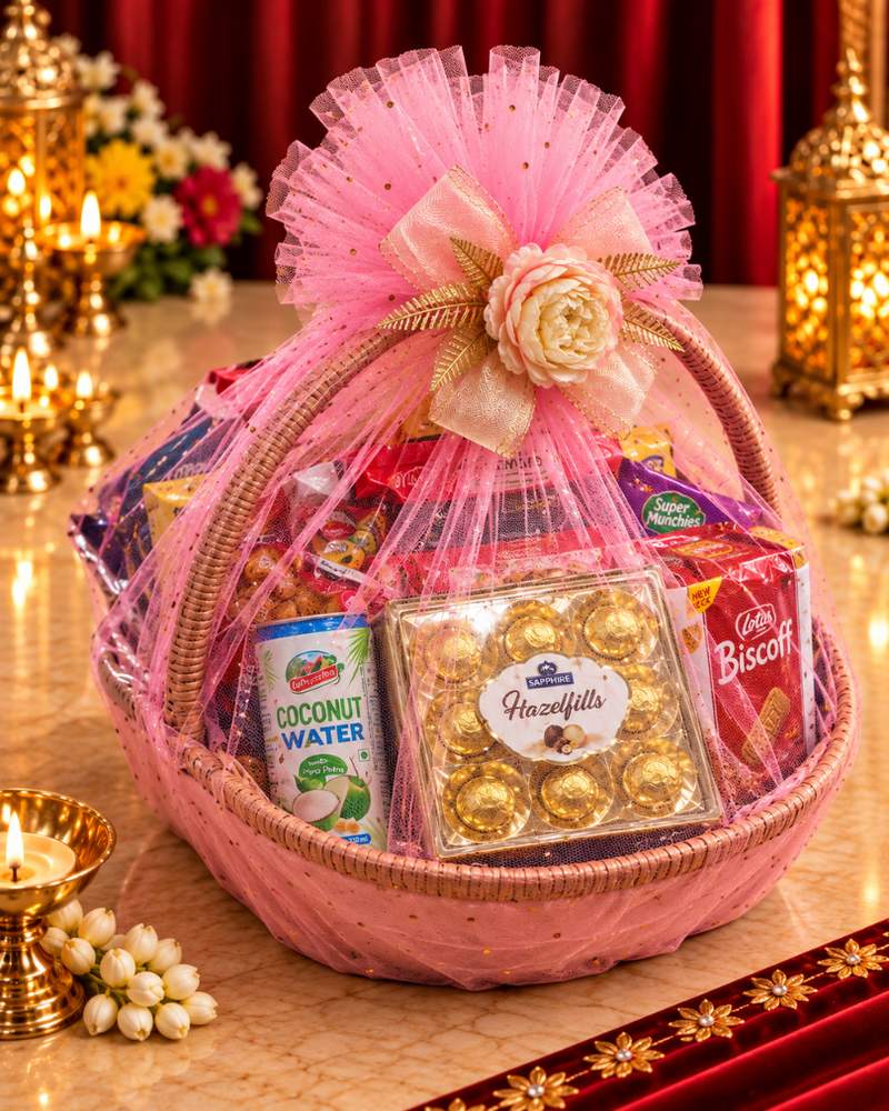 Rafia Round Handle Basket, photo 2