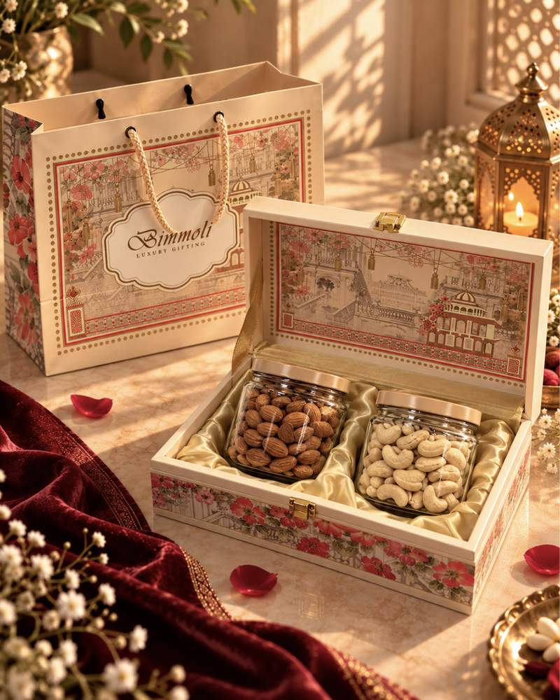 Dry Fruit MDF Box Premium (2 Jars), photo 2
