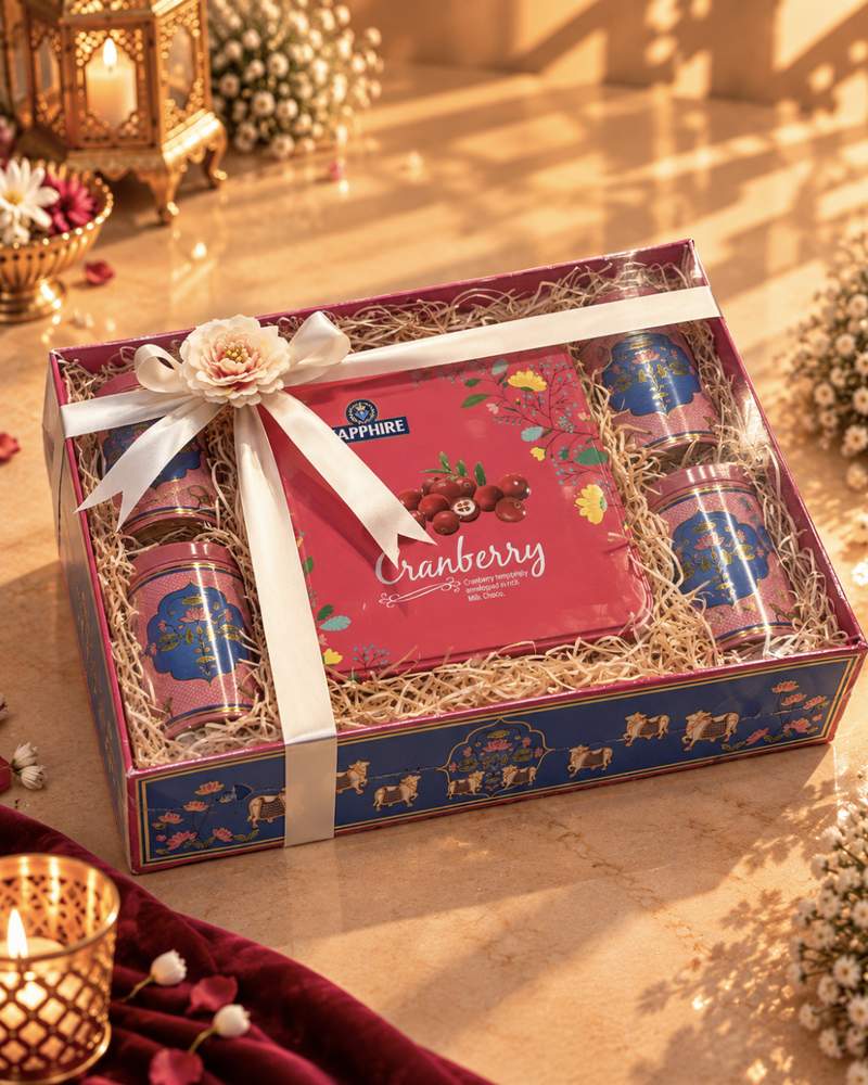Dry Fruit Gift Set (4 Tins + Cranberry), photo 2