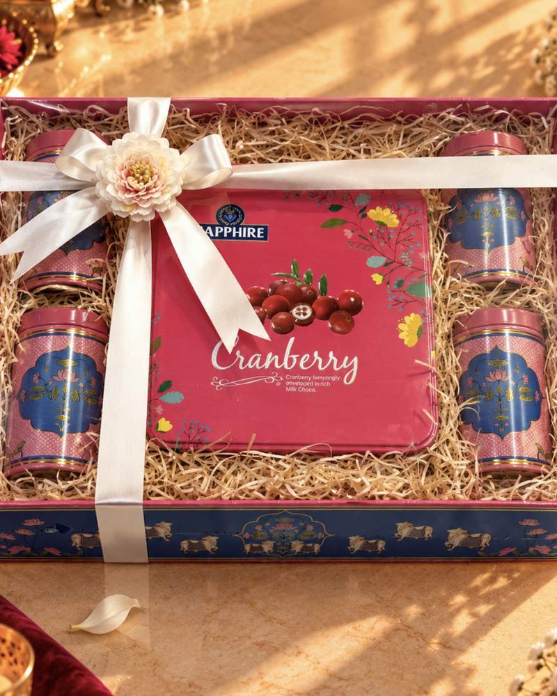 Dry Fruit Gift Set (4 Tins + Cranberry), photo 3
