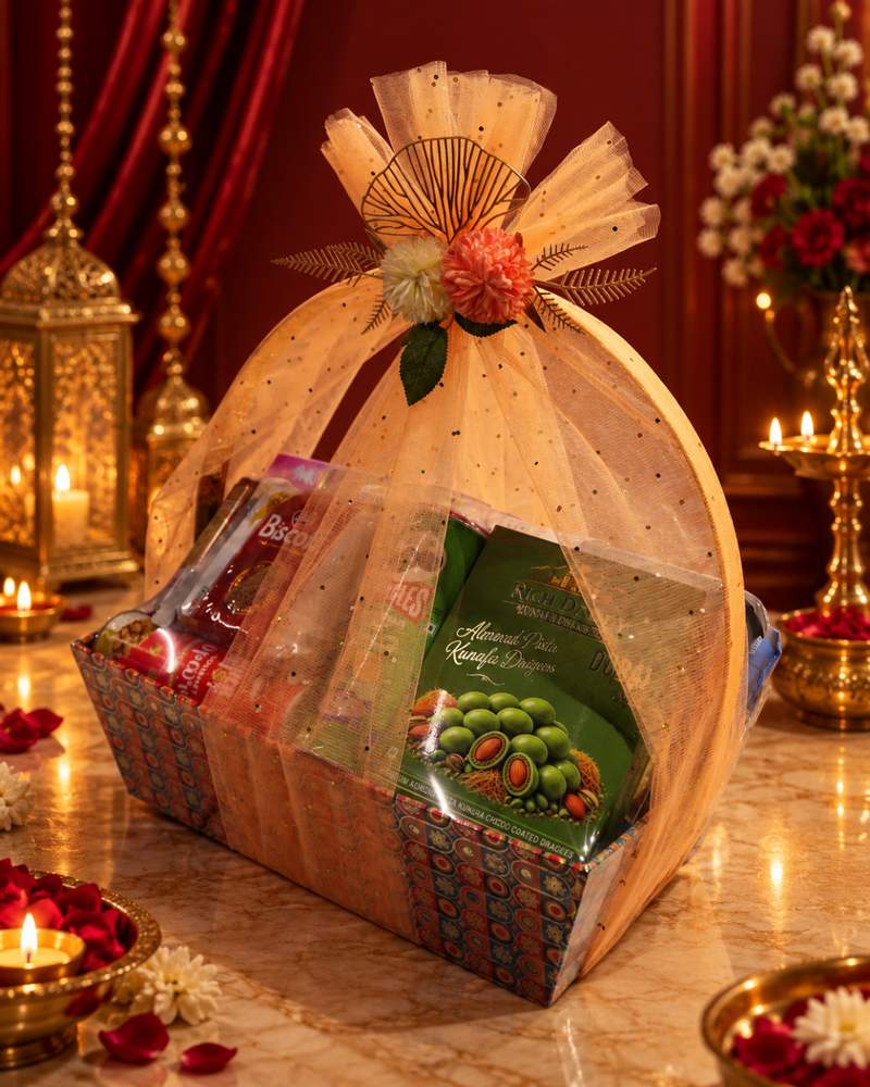 Paperboard Handle Basket (Large), photo 3